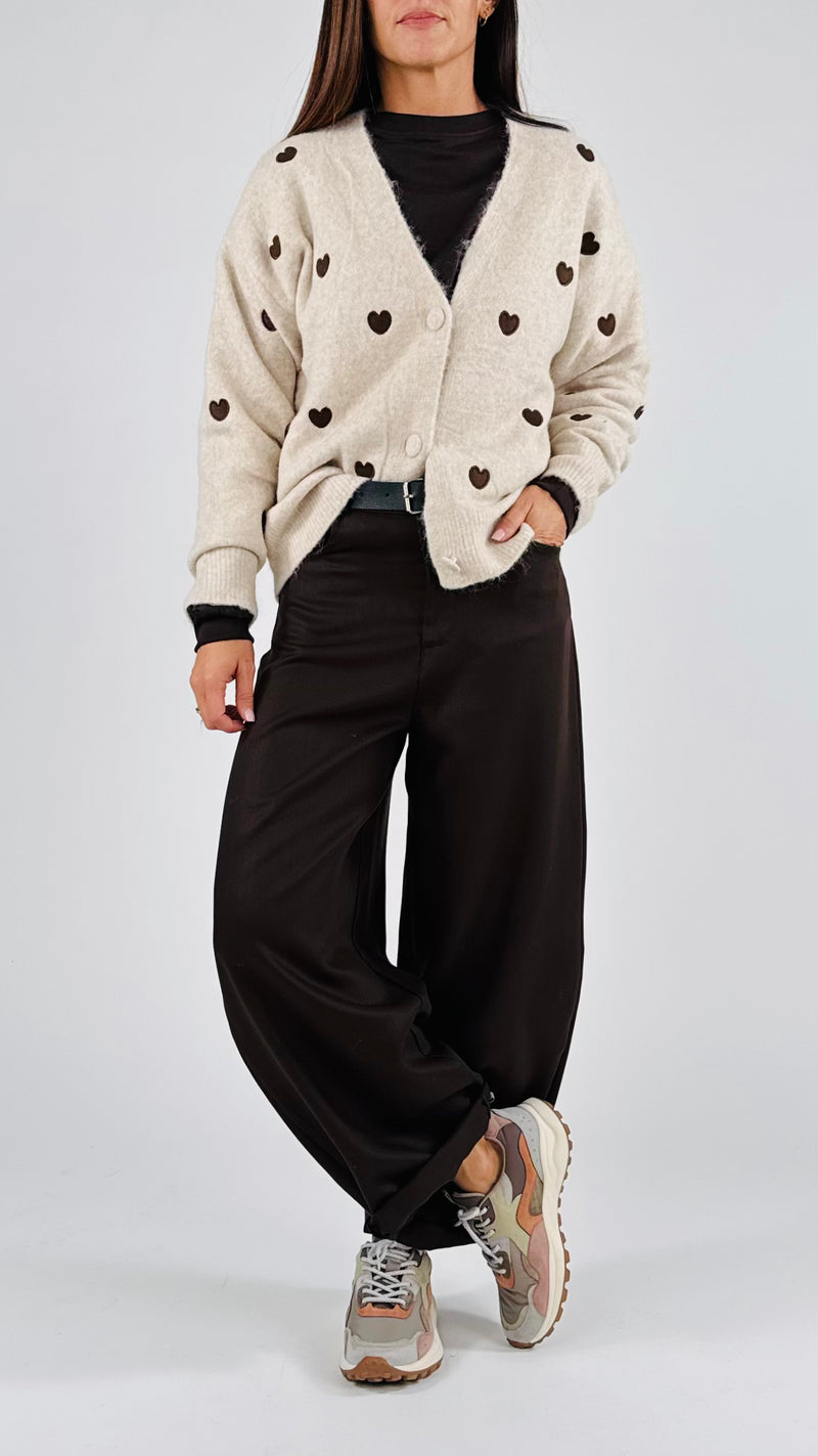 Cardigan cuoricini