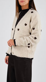 Cardigan cuoricini