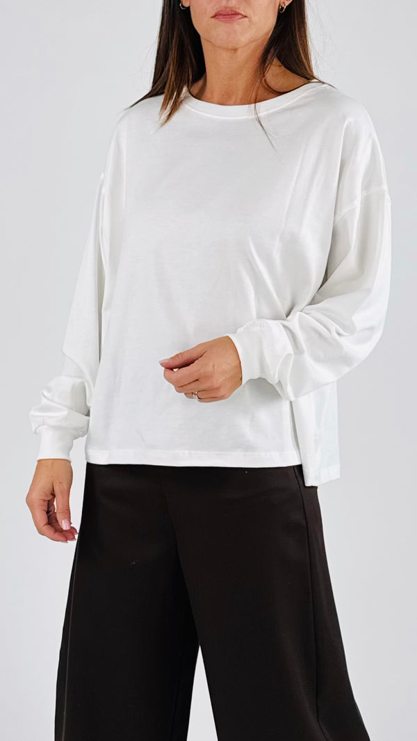 T-shirt over doppio filo Vic.