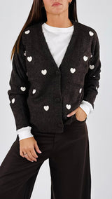 Cardigan cuoricini
