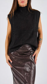 Gilet over micropailletes H.