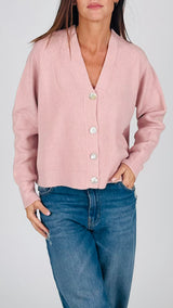 Cardigan bottoni madreperla T.