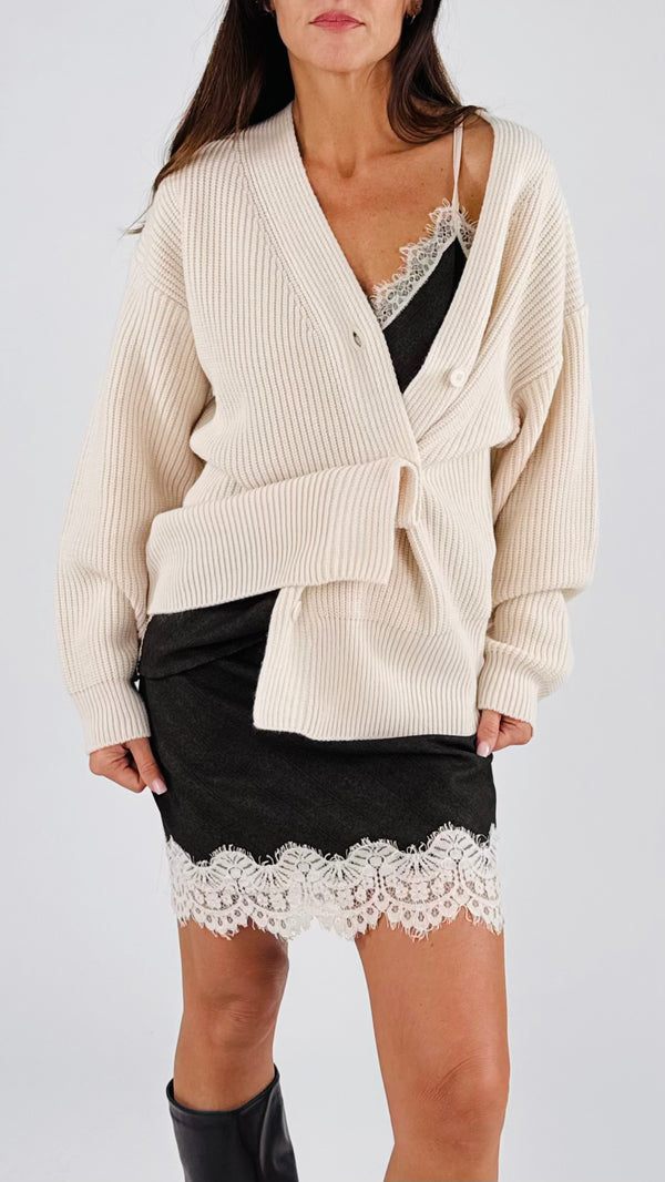 Cardigan costa inglese bott laterale H.