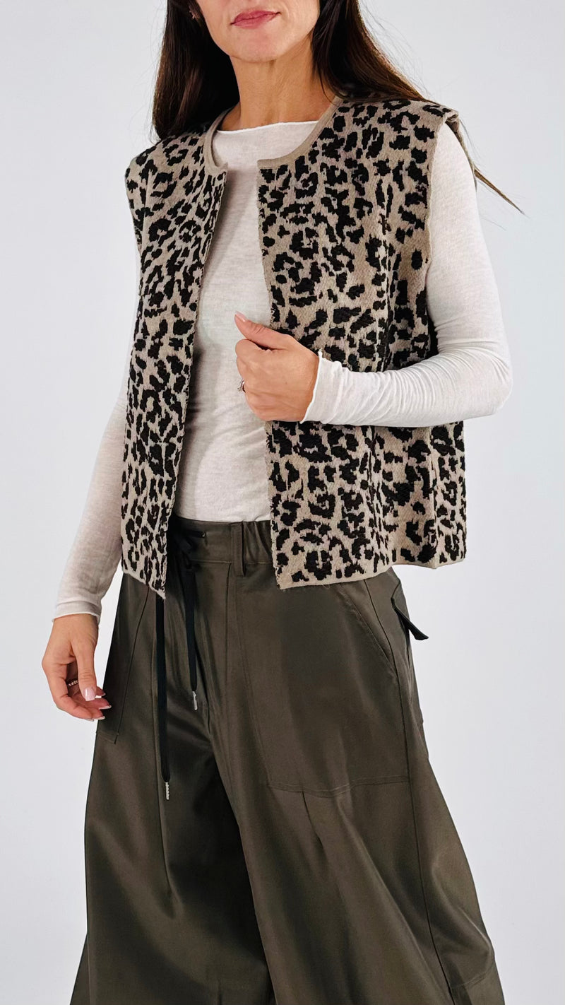 Gilet jacquard leo T.