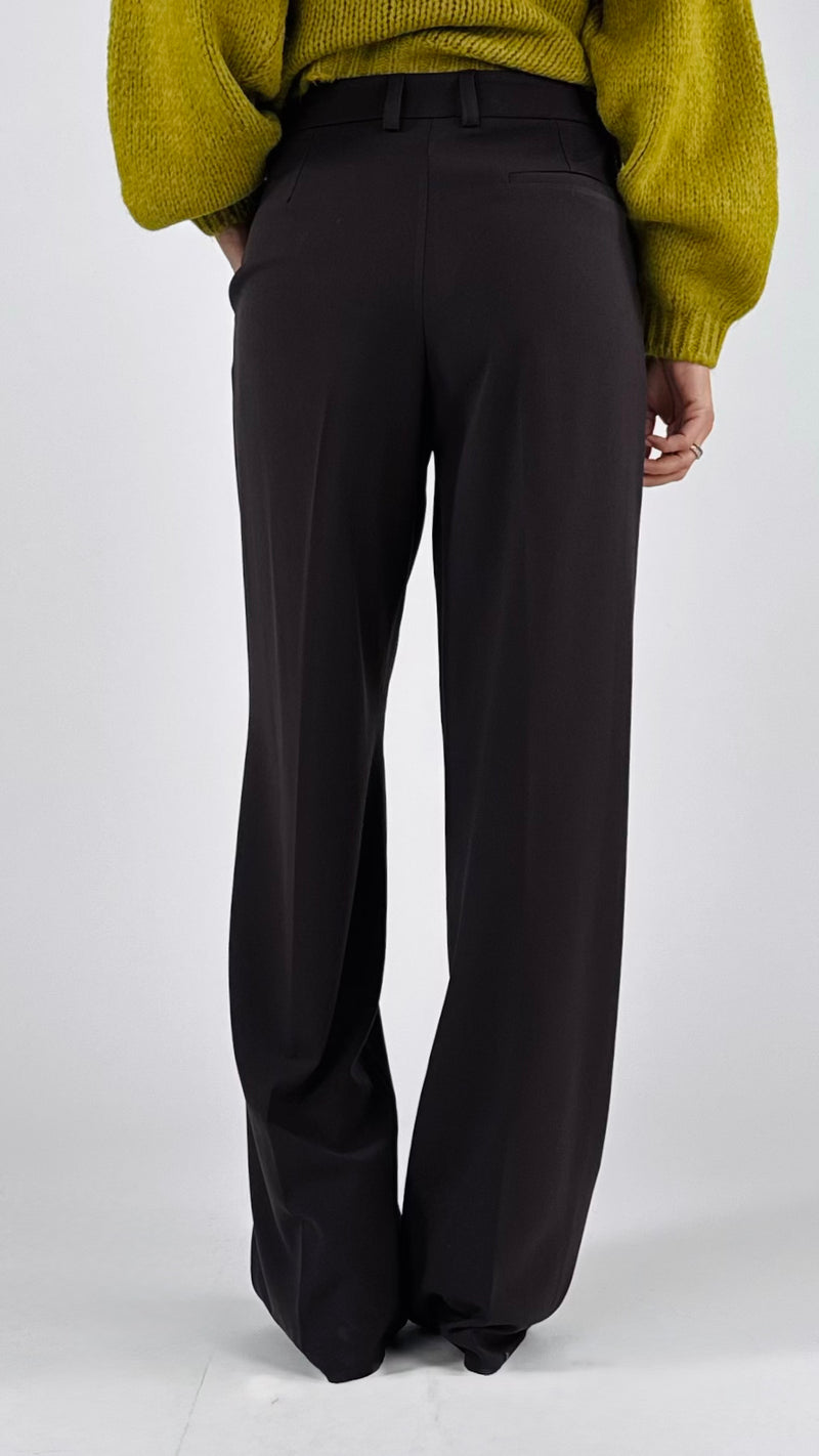 Pantalone palazzo doppia pence T.
