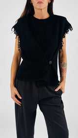 Gilet spallina frange H.