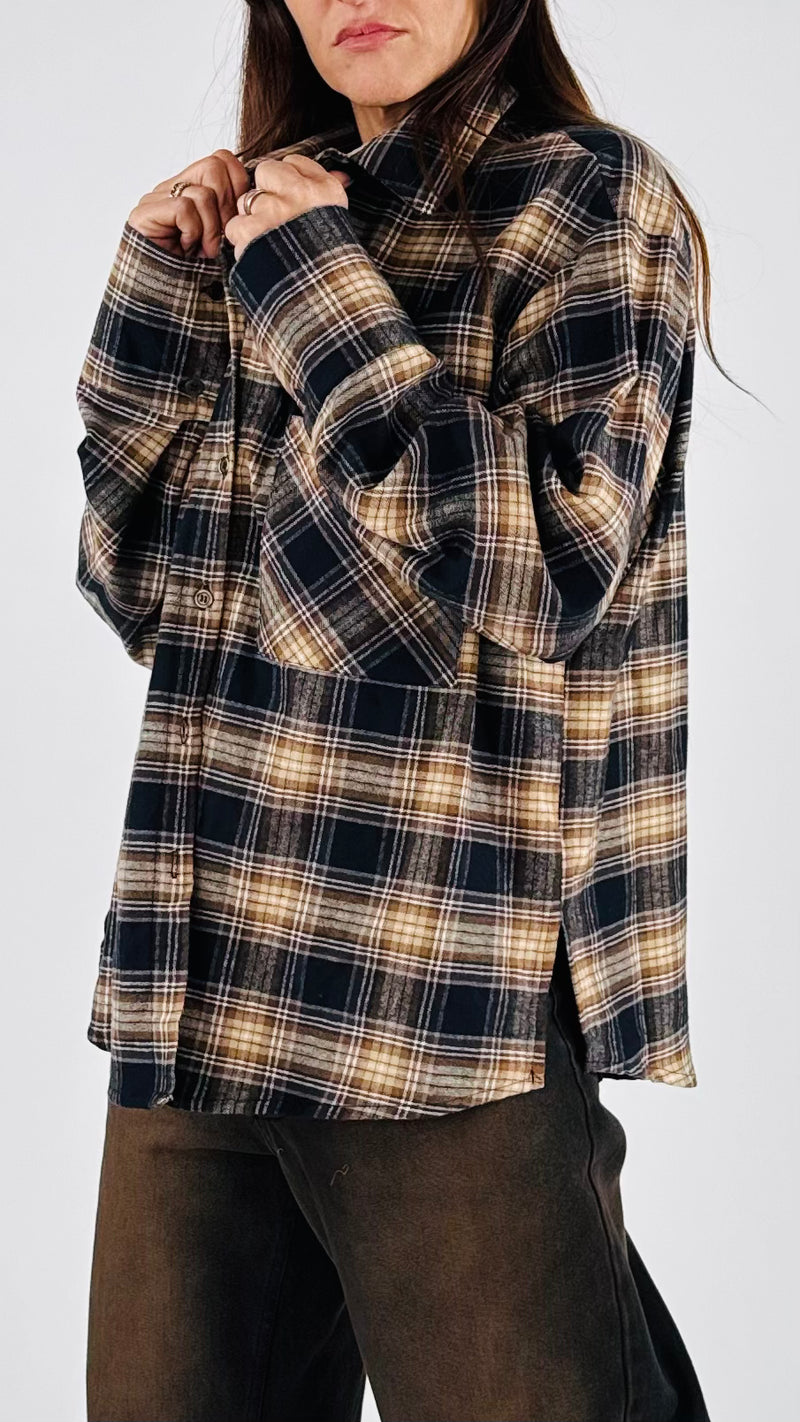 Camicia check flanella H.
