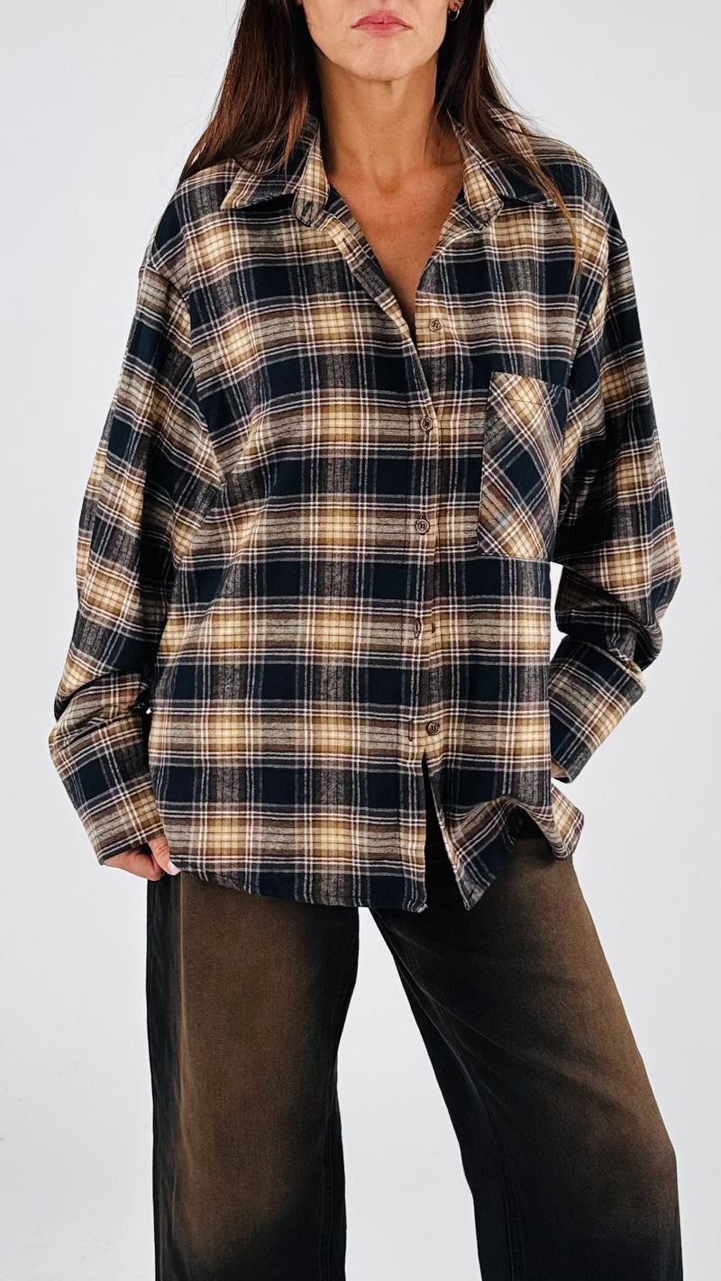 Camicia check flanella H.