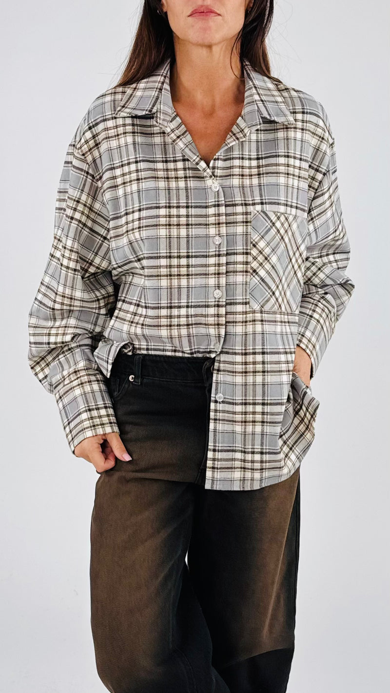 Camicia check flanella H.