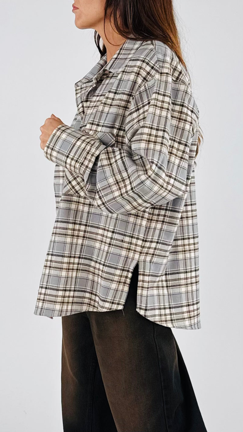 Camicia check flanella H.