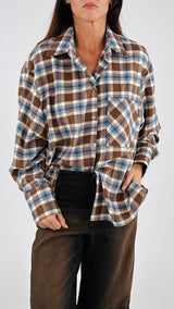 Camicia check flanella H.