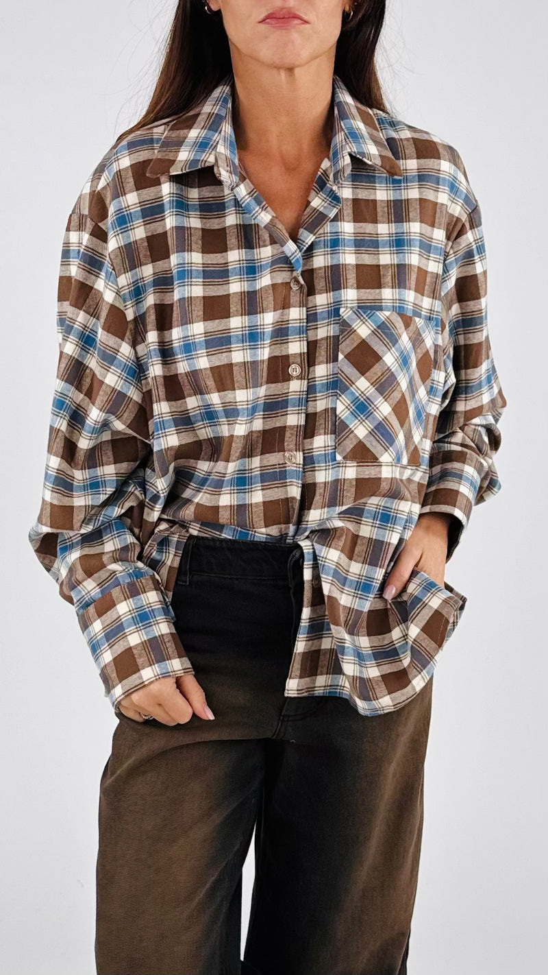 Camicia check flanella H.