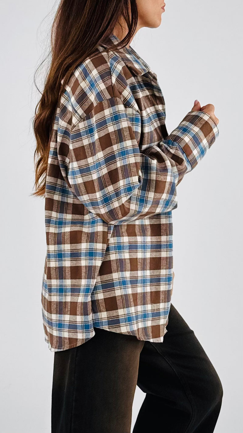 Camicia check flanella H.