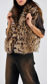 Gilet eco pelliccia leo T.