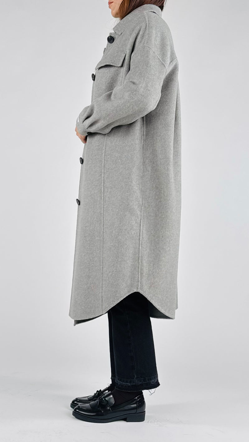 Cappotto colletto tasche H.