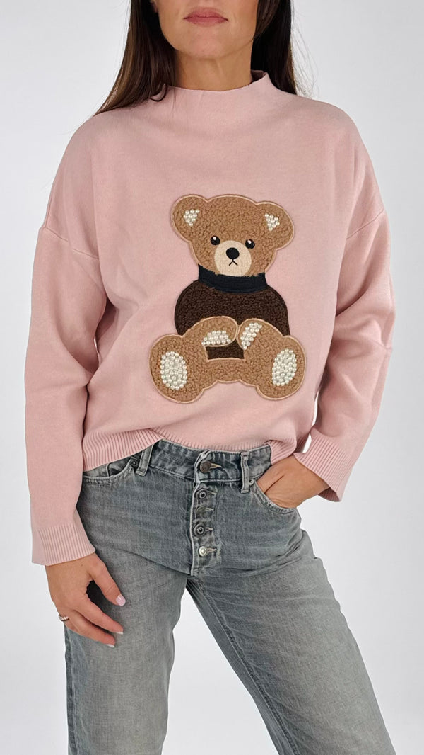 Pull teddy perle
