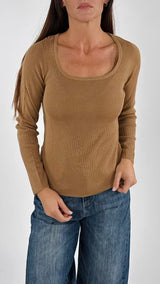 Maglia madonna costina lambswool H.