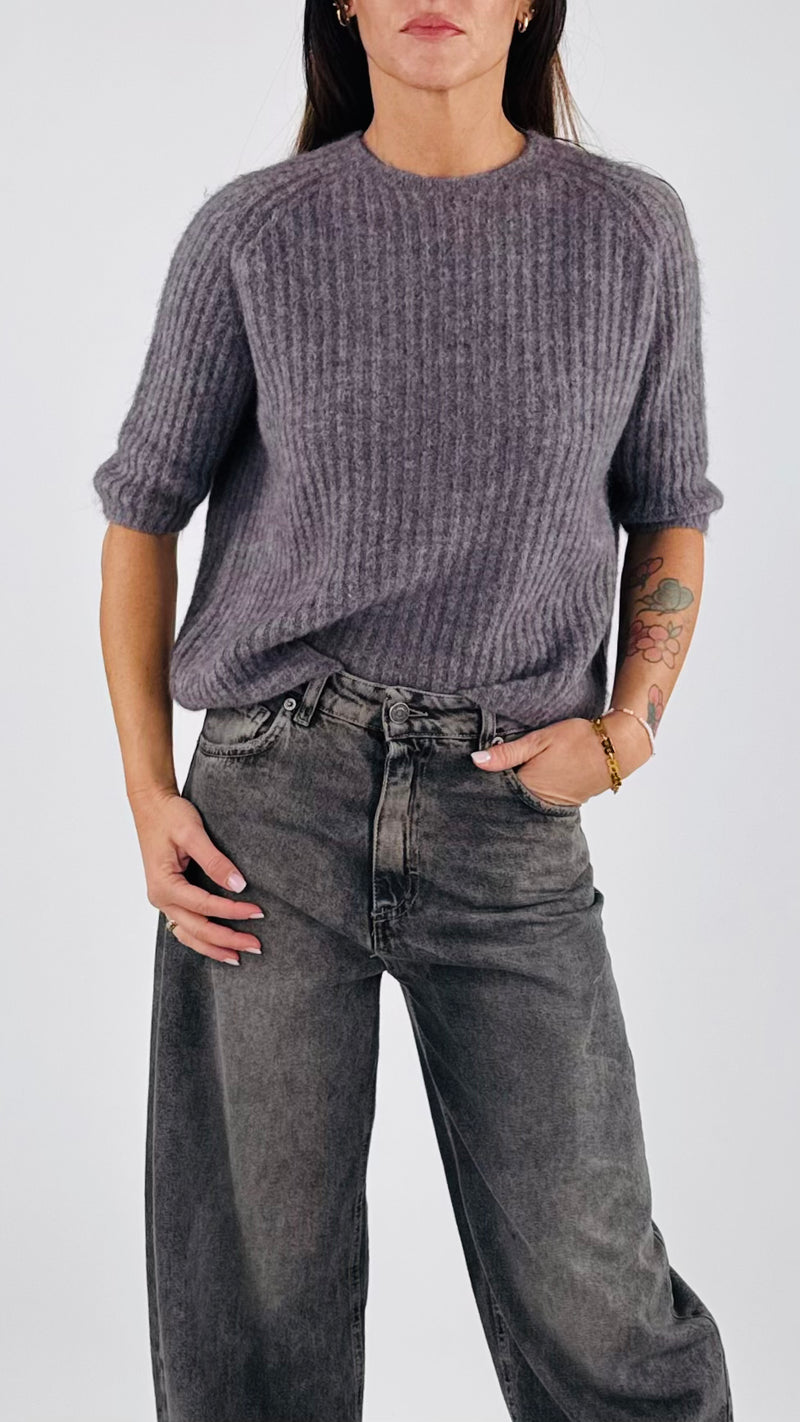 Pull costina sfalsata integrale H.