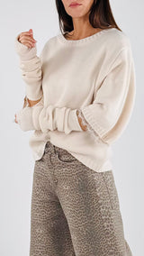 Pull manica pizzo+manicotto H.