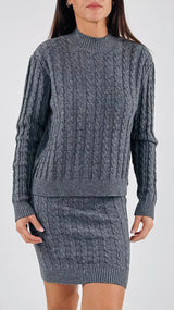 Pull trecce micropaillettes H.