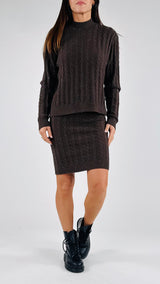 Pull trecce micropaillettes H.