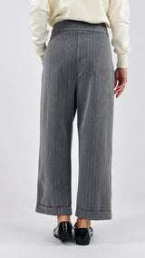 Pantalone carota pences gessato T.