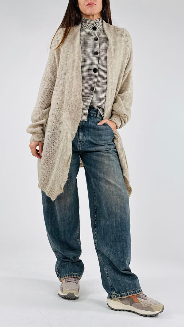 Cardigan spilla strass H.