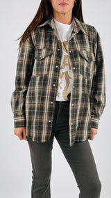 Camicia check+t-shirt T.