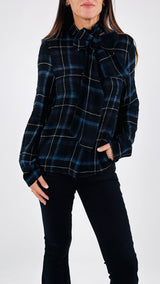 Camicia tartan fiocco H.