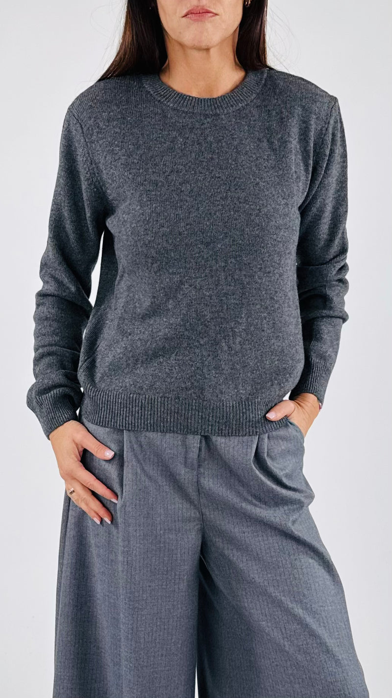 Pull spallina lana cachemire T.