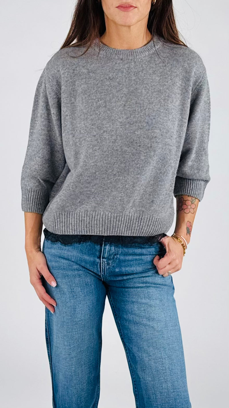 Pull scatolina pizzo T.