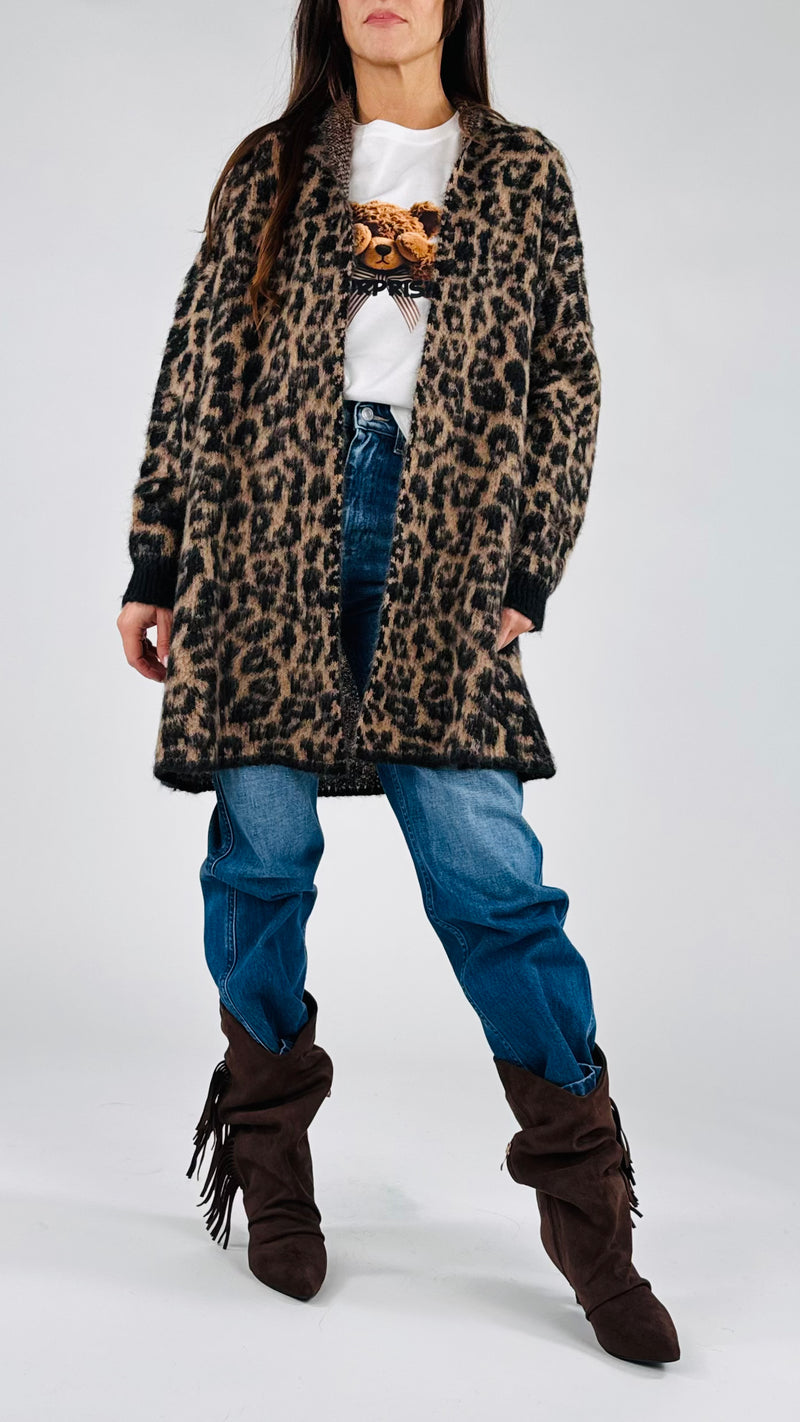 Cardigan mohair leo Vic.