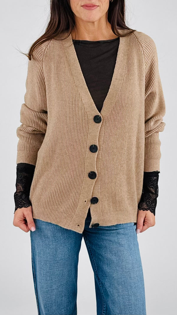 Cardigan over twin
