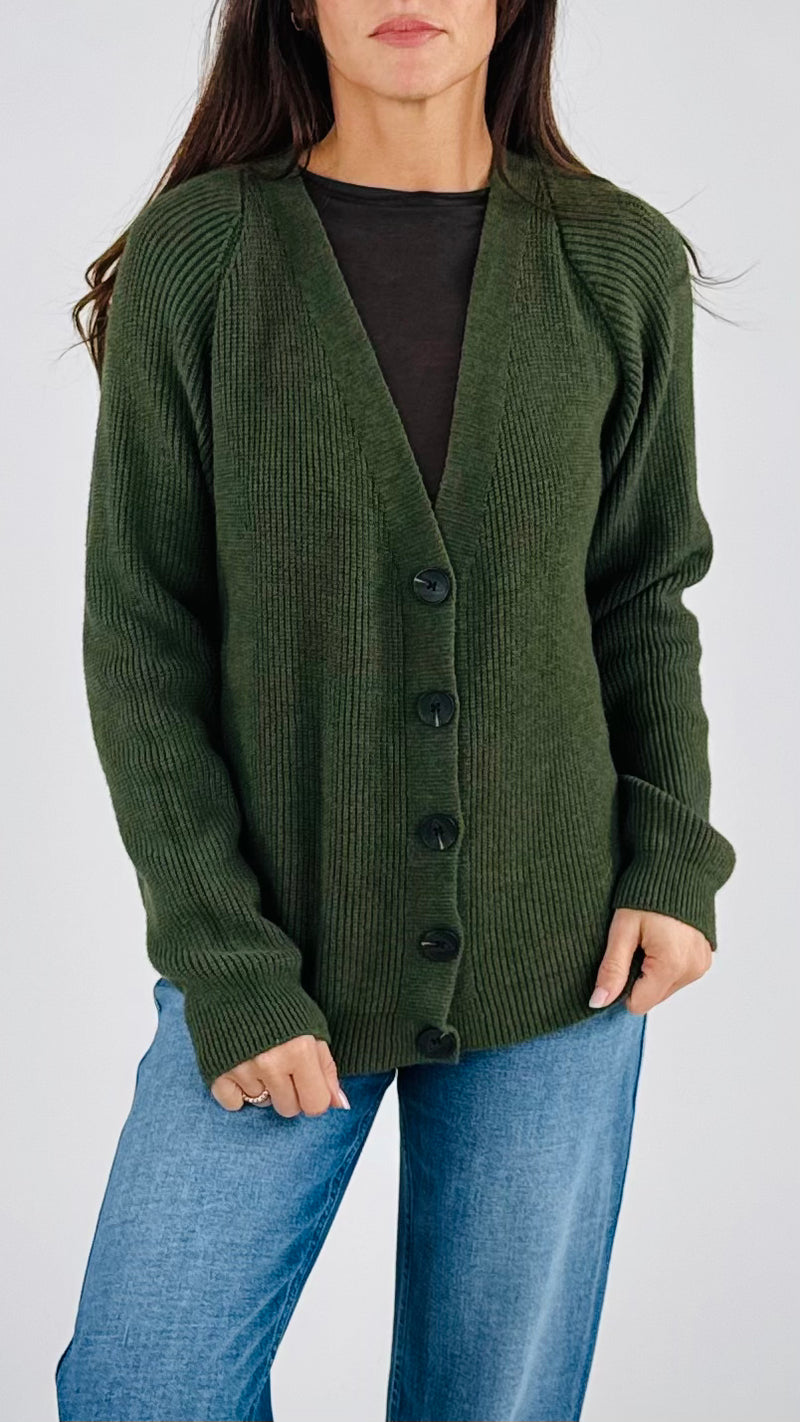 Cardigan over twin