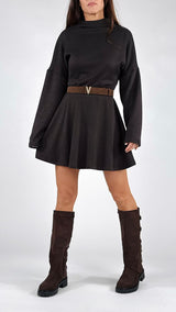 Abito kimono collo cratere H.