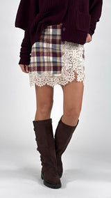 Mini check flanella pizzo H.