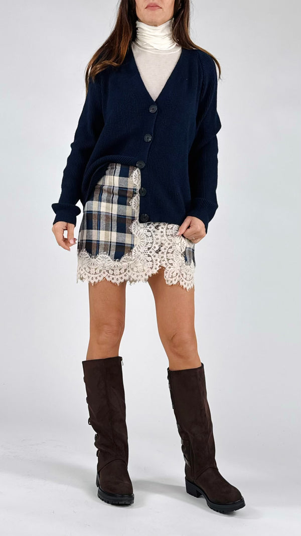 Mini check flanella pizzo H.