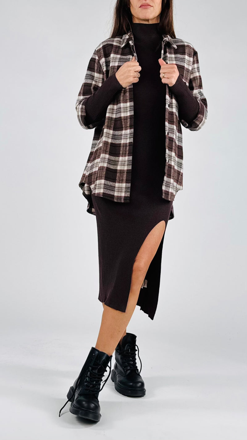 Camicia stondata flanella H.