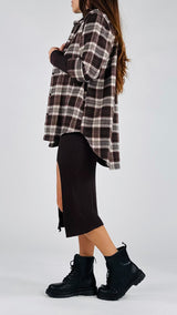 Camicia stondata flanella H.