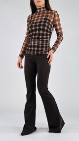 Pantalone zampa p.milano H.