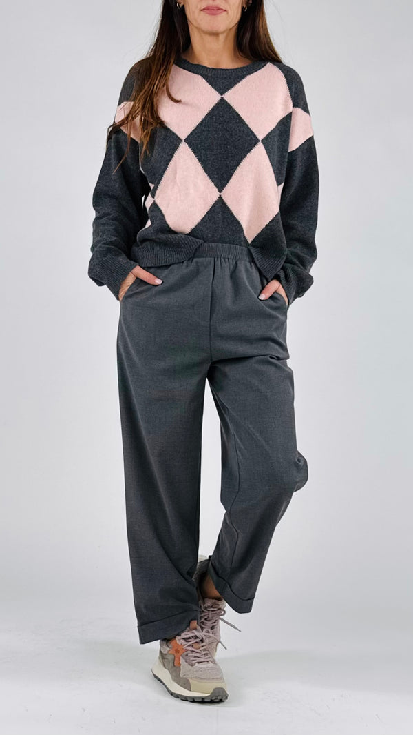 Pantalone risvolto You