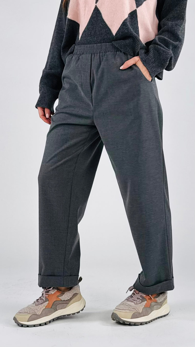 Pantalone risvolto You