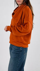 Maglia over+sciarpa H.