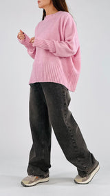 Maxi pull costina alta T.