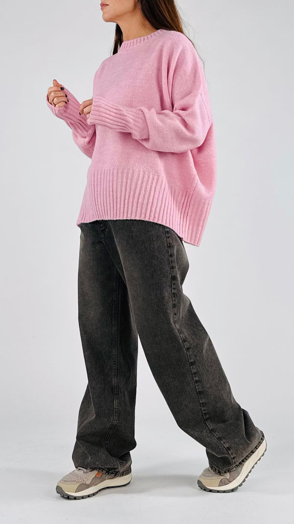 Maxi pull costina alta T.