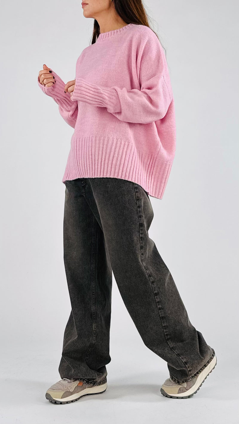 Maxi pull costina alta T.