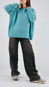 Maxi pull costina alta T.