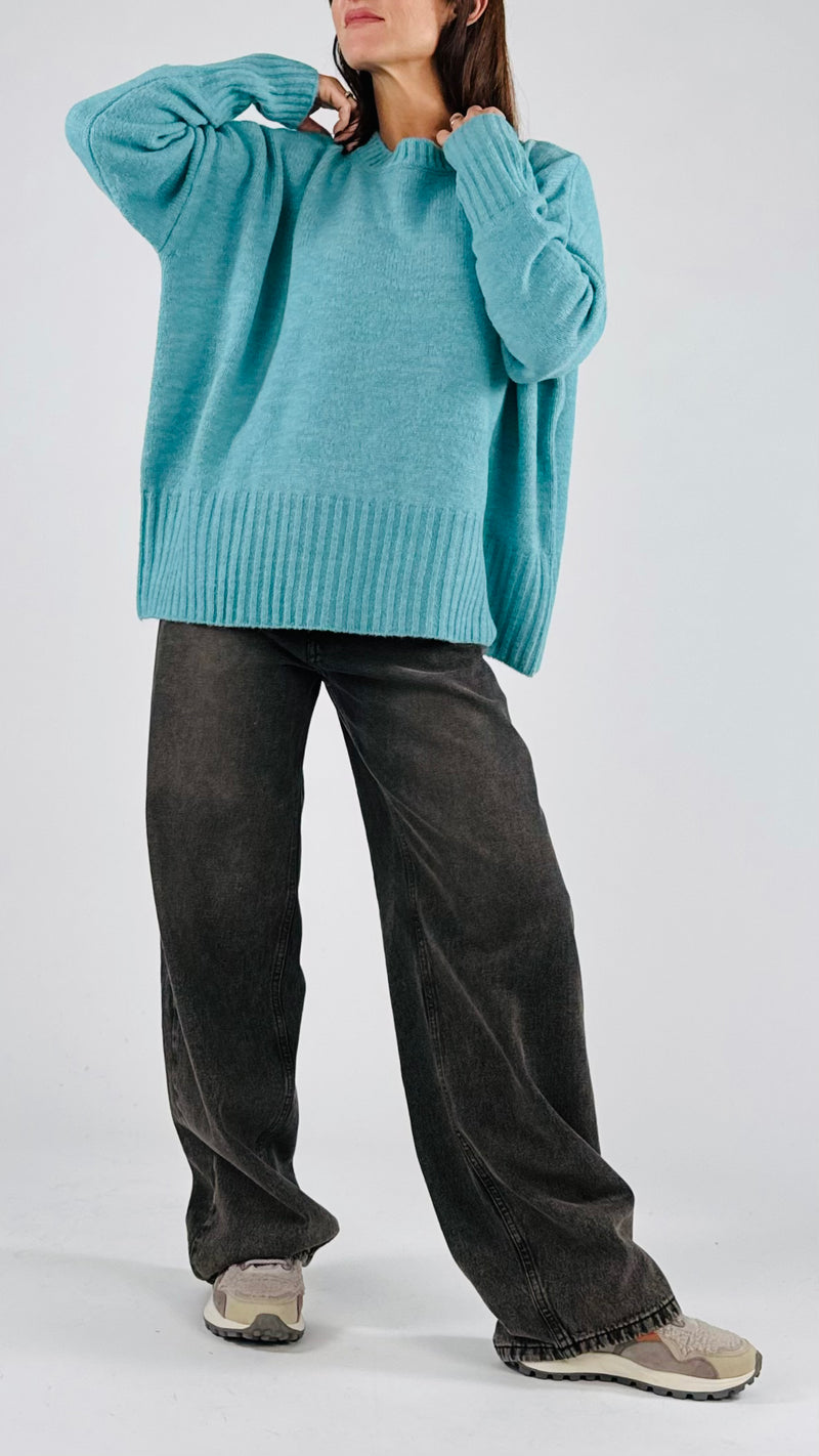 Maxi pull costina alta T.