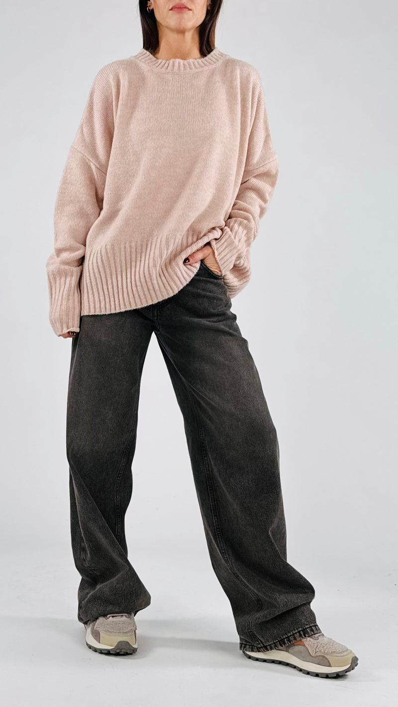 Maxi pull costina alta T.