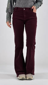 Pantalone velluto zampa T.